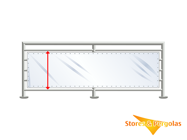 Comment mesurer la hauteur disponible pour installer un brise-vue de balcon ?