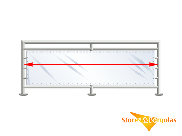 Comment mesurer la hauteur disponible pour installer un brise-vue de balcon ?