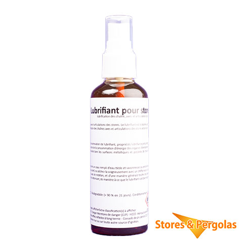 Lubrifiant pour stores  (Pulvérisateur 100ml - Pour 10 stores)